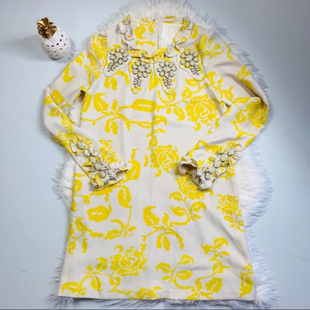 Karta Embellished Shift Dress